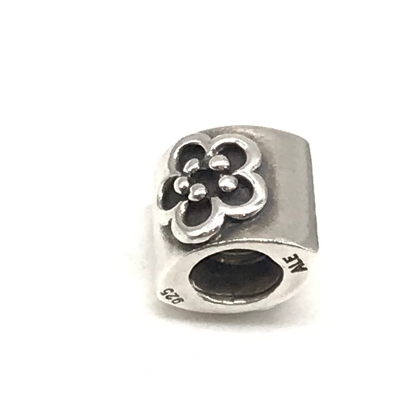 Pandora Flower Block Charm - Picture 2 of 4